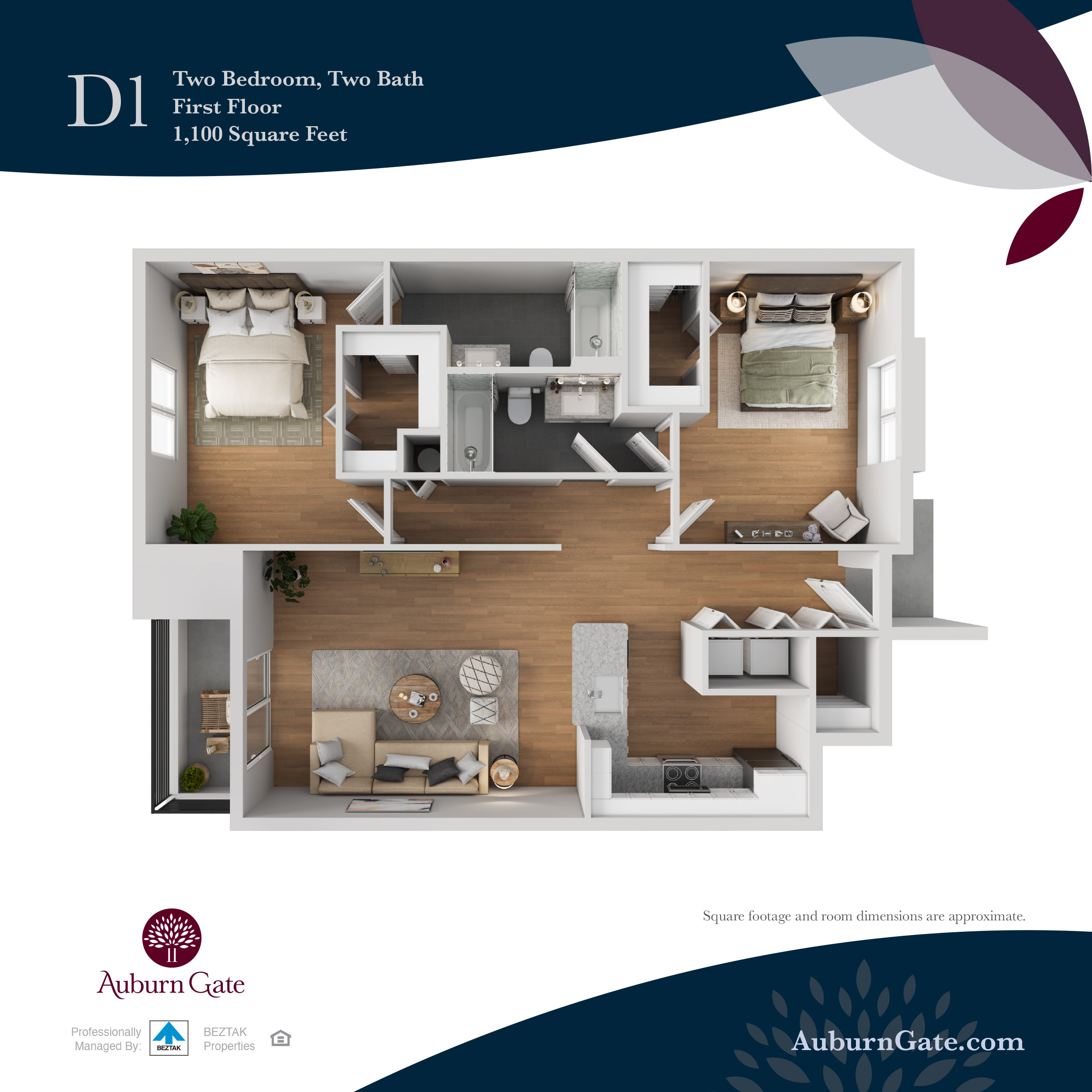 D1 Enhanced floor plan